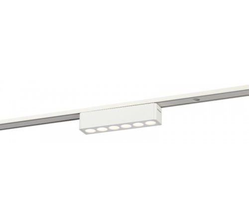 Магнитный трековый светильник  TRM-S5-2-6W4K-WH с направленным светом для тонкой магнитной системы 6Вт 4000К белый  Б0059043  ЭРА