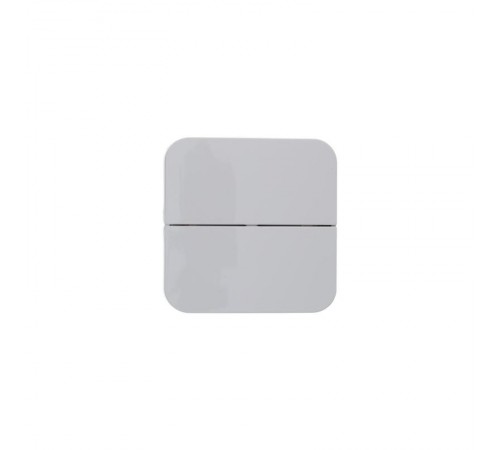 Blanca Белый О/У с изолирующей пластиной Выключатель 2-клавишный 10А, 250B  BLNVA105011  SE