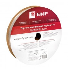 Термоусаживаемая трубка ТУТ 20/10 прозрачная рулон PROxima  tut-20-tr  EKF