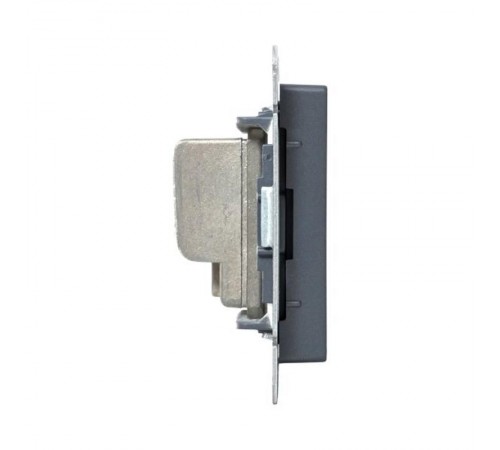 Механизм розетки TV, оконечная, графит Эпика  UP1-SOG-TV-3 EKF