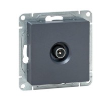 Механизм розетки TV, оконечная, графит Эпика  UP1-SOG-TV-3 EKF