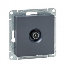 Механизм розетки TV, оконечная, графит Эпика  UP1-SOG-TV-3 EKF
