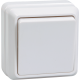 ОКТАВА белый Выключатель 1-клавишный кнопочный 10А ВСк20-1-0-ОБ  EVO13-K01-10-DC  GENERICA