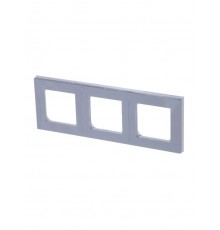 ABB Levit Серый / белый Рамка 3-ая  3901H-A05030 16W  2CHH015030A6016  ABB