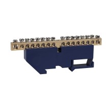 Шина нулевая с изолятором OptiKit  BB-D-N-DIN-16-6х9 синий  277844  КЭАЗ