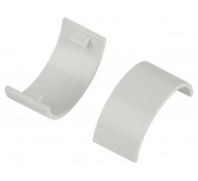 Соединитель ЭРА C-KK-20-12-FW на стык для полукруглого кабель-канала белый 20х12мм 2шт/комплект Б0064927  ЭРА