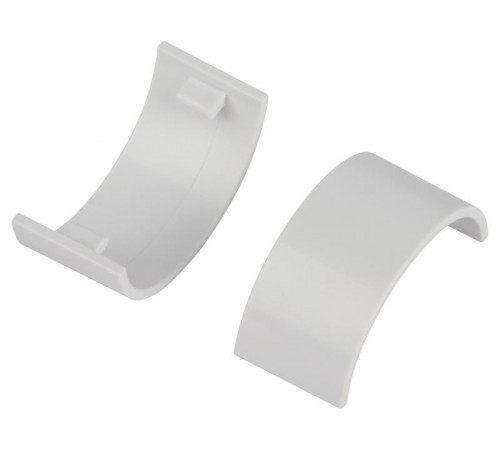 Соединитель ЭРА C-KK-20-12-FW на стык для полукруглого кабель-канала белый 20х12мм 2шт/комплект Б0064927  ЭРА