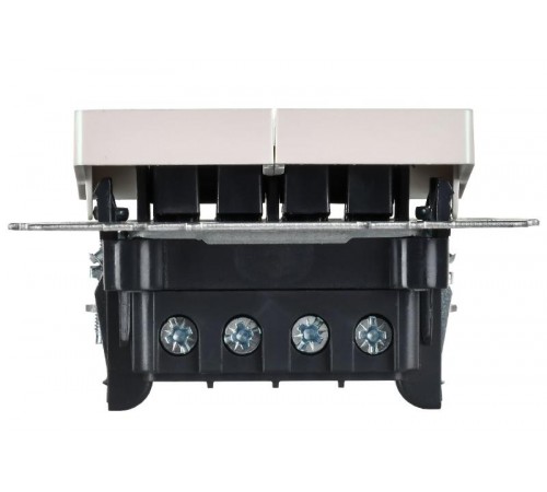 BRITE Выключатель 2-клавишный перекрестный 10А ВС10-2-3-БрЖ жемчуг  BR-V23-0-10-K36  IEK