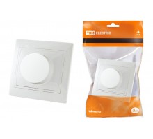 Светорегулятор поворотный RL 600 Вт белый "Таймыр"   SQ1814-0024  TDM