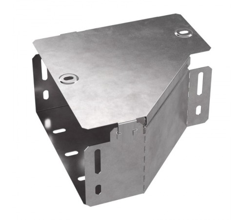 Переходник левый с крышкой Стандарт 200х100х100  PR16.0493  Промрукав