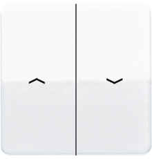 Клавиши для выключателя управления жалюзи 509VU и кнопки 539VU; белые  CD595PWW  Jung