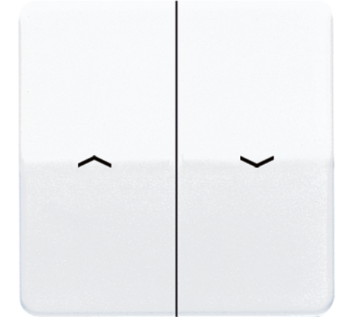 Клавиши для выключателя управления жалюзи 509VU и кнопки 539VU; белые  CD595PWW  Jung