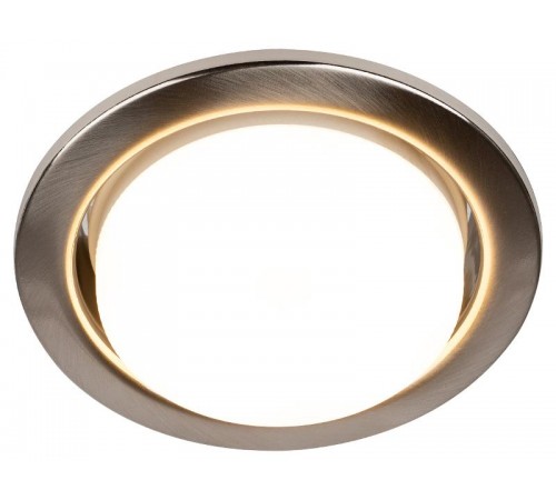 Светильник встраиваемый точечный под лампу GX53 KL35 SN /1 (к) 220V, 13W,сатин никель  Б0048943  ЭРА