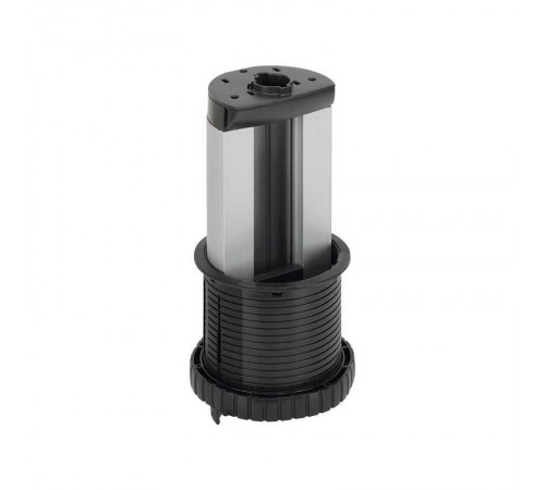 Simon Connect Телеблок на 3 механизма К45, алюминий  KTL203  Simon