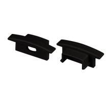Заглушка LINE-2308-F BLACK с отверстием (Arlight, Пластик)  040320  Arlight