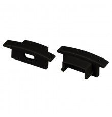 Заглушка LINE-2308-F BLACK с отверстием (Arlight, Пластик)  040320  Arlight