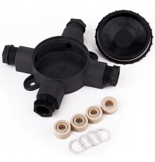 КОР74-4 У1,5, 4 сальниковых рожка, IP65, коробка ответвительная  ET000437  Электротехник