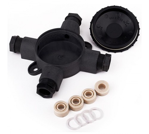 КОР74-4 У1,5, 4 сальниковых рожка, IP65, коробка ответвительная  ET000437  Электротехник