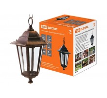 Светильник садово-парковый ЛСУ 6060-15 60Вт ЛН/КЛЛ/LED E27 IP54 шестигранник  SQ0330-0015  TDM