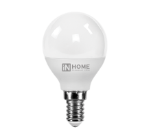 Лампа светодиодная LED-ШАР-VC 6Вт 230В Е14 6500К 540Лм  4690612030630  IN HOME