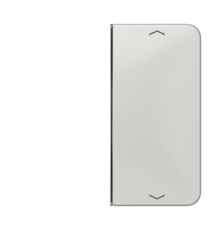 клавиша с символом для 2-клавишного пульта KNX, светло-серая, для серии CD  CD402TSAPLG  Jung