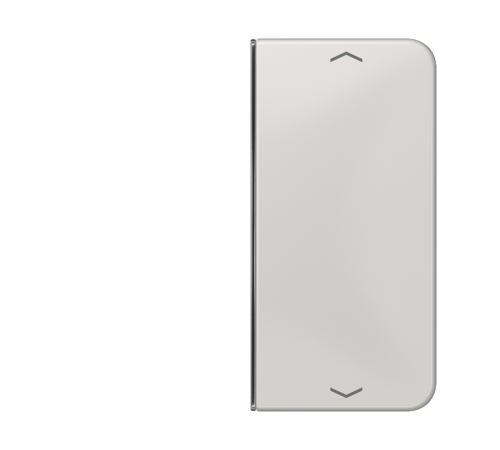 клавиша с символом для 2-клавишного пульта KNX, светло-серая, для серии CD  CD402TSAPLG  Jung