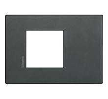 Axolute. Рамка Air, итальянский стандарт 2 мод. Цвет "Эклипс"  HW4819XN  Legrand