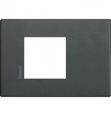 Axolute. Рамка Air, итальянский стандарт 2 мод. Цвет "Эклипс"  HW4819XN  Legrand