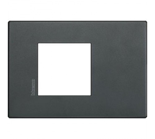 Axolute. Рамка Air, итальянский стандарт 2 мод. Цвет "Эклипс"  HW4819XN  Legrand