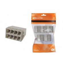 Строительно-монтажная клемма КБМ-2273-248 (2,5мм2) с пастой (5 шт/упак)  SQ0517-0127  TDM