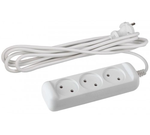 Удлинитель 3 гнезда 7м б/з 10А U-3-7m ПВС  Б0028357  ЭРА