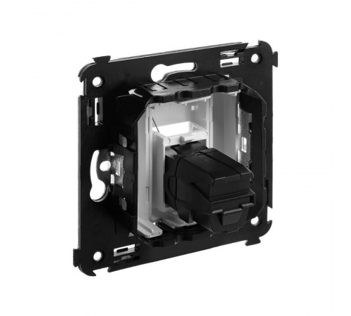 USB 3.0 розетка одинарная в стену, тип А-А, "Avanti", "Белое облако"  4400303  DKC