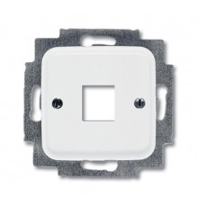 Накладкадля 1-го разъёма Modular Jack (артикулы 0210, 0211 и 0219), серия Reflex SI, цвет альп. белый  1753-0-3833   2CKA001753A3833  ABB