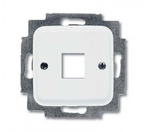 Накладкадля 1-го разъёма Modular Jack (артикулы 0210, 0211 и 0219), серия Reflex SI, цвет альп. белый  1753-0-3833   2CKA001753A3833  ABB
