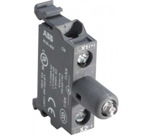 Патрон MLBL-00BY со встроенным светодиодом желтый 12В DC для боксов  1SFA611621R2003  ABB