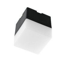 Светильник стыкующий квадрат для линейной системы 3W 300Lm 6500K, пластик, черный 50*50*55мм AL4021  41689  FERON