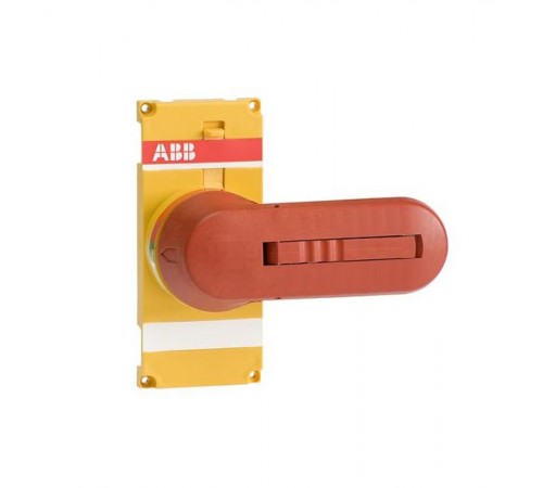 Ручка управления OTVY400EK желто-красная для прямой установки на рубильники OT315..400Е  1SCA022772R7830  ABB