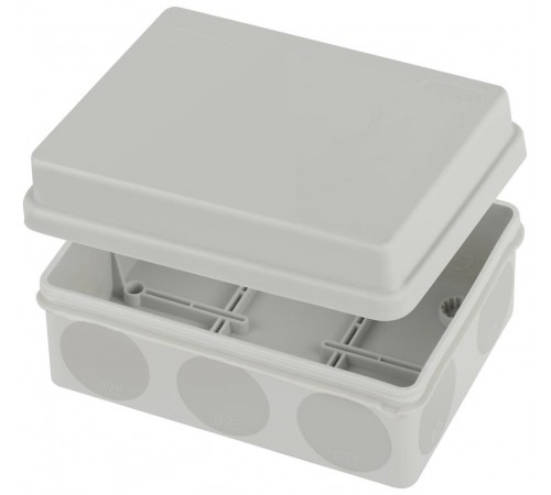 Распаячная коробка ЭРА KOR-150-110-70-11g-2MP двухкомпонентная безгалогенная атмосферостойкая 150х110х70мм прямой монтаж  Б0060292  ЭРА