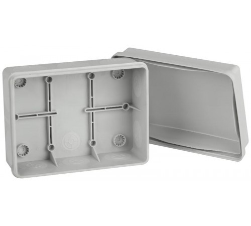 Распаячная коробка ЭРА KOR-150-110-70-11g-2MP двухкомпонентная безгалогенная атмосферостойкая 150х110х70мм прямой монтаж  Б0060292  ЭРА