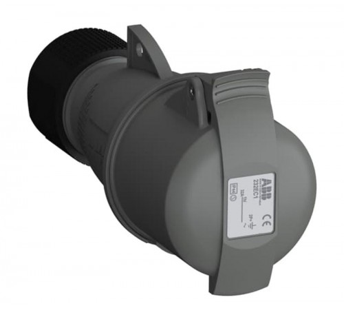 Розетка кабельная Easy&Safe 232EC1,32А,2P+E,IP44,1ч2CMA102027R1000 ABB