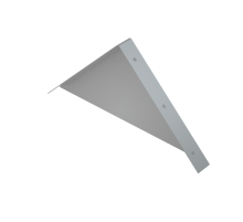 Заглушка двускатной крышки 400 мм HD  ZKLZ400 HD  КМ-Профиль