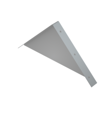 Заглушка двускатной крышки 300 мм  ZKLZ300  КМ - профиль