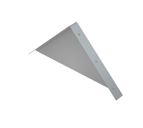 Заглушка двускатной крышки 400 мм HD  ZKLZ400 HD  КМ-Профиль