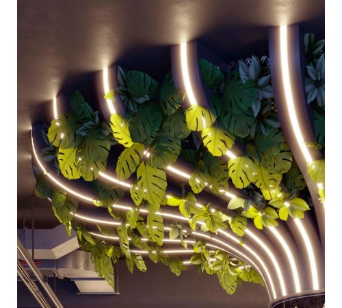 Профиль FANTOM-BENT-W49-TOP-2000 ANOD (Arlight, Алюминий)  046429  Arlight