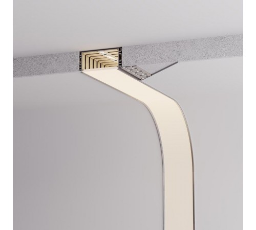 Профиль FANTOM-BENT-W49-TOP-2000 ANOD (Arlight, Алюминий)  046429  Arlight