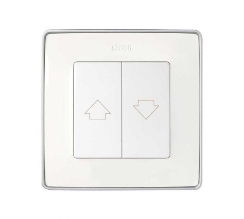 Simon 82 Клавиши (2 шт)  для двухклавишного кнопочного выключателя для управления жалюзи, механическая блокир  82028-30  Simon