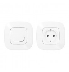 Пакет для управления быт. электроприборами Valena Allure (розетка Умн. с/з 16А 230В+Умн. беспроводн. 1-кл. выкл.) бел. Netatmo  752554  Legrand