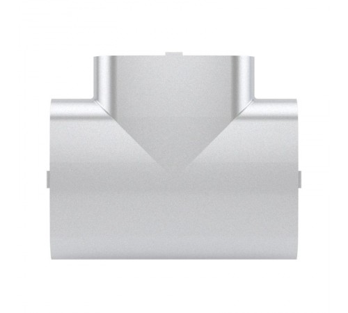 Тройник 90х50 мм цвет серый металлик  09506G  DKC