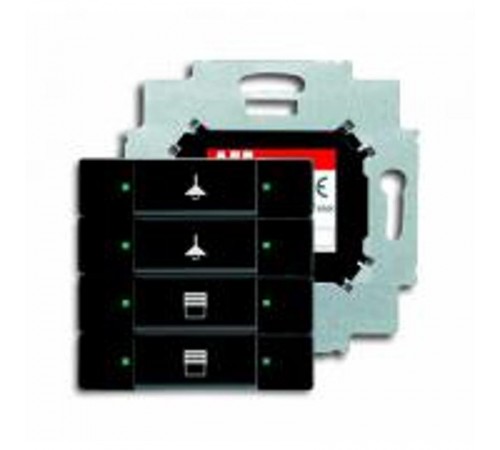 6127/01-884-500 Сенсор 4-кл. с коплером в комплекте, белый бархат  6117-0-0230  2CKA006117A0230  ABB