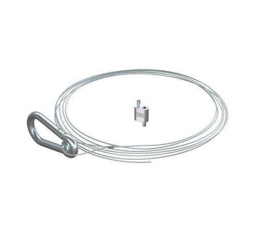 Подвес тросовый QWT SK 1 1M G с карабином и фиксатором, 1,0х1000 мм ( QWT SK 1 1M G )  1450820  OBO Bettermann